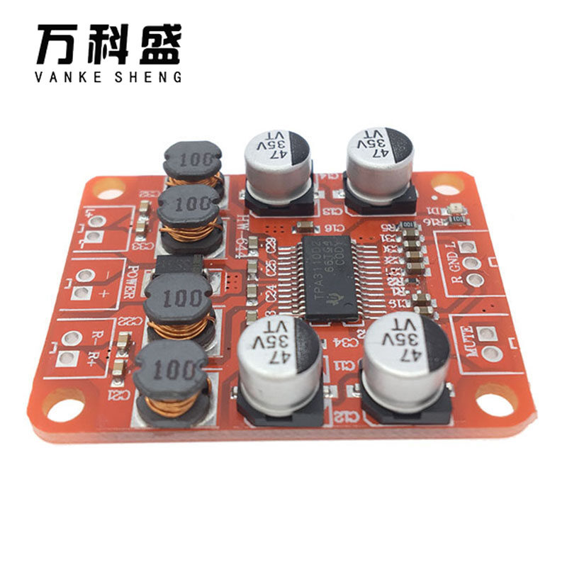 Tpa3110 dual channel stereo diy speaker amplifier electronic design pcb dc 12v digital power amplifier module 2x15w