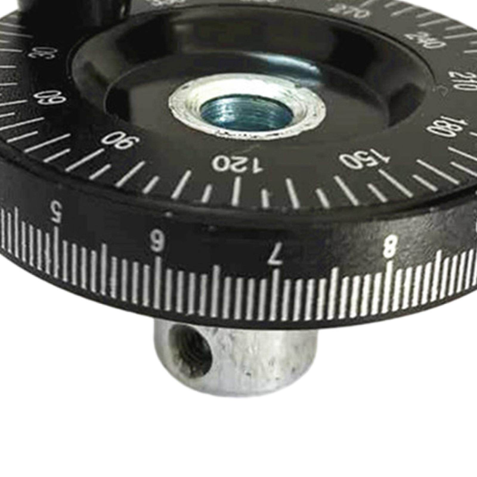 freneci Round Bakelite Scale Milling Handle Handwheel for Lathes Machine