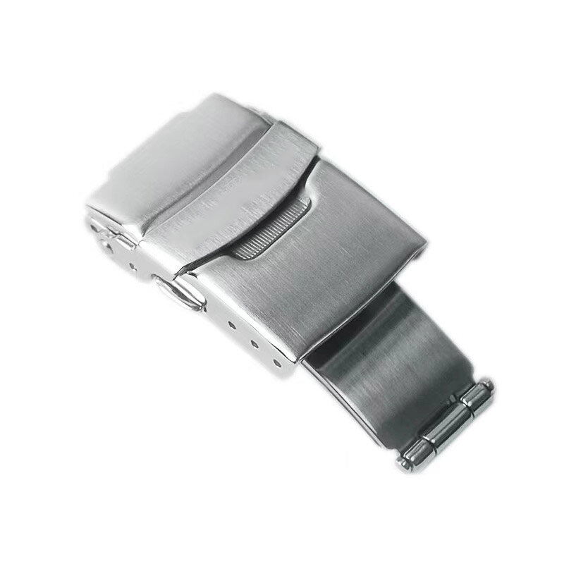 Watch Buckle for Seiko 304 Stainless Steel Diving Style Fold Deployment Clasp 12/14/16/26mm 18mm 20mm 22mm 24mm Watch Band Double Click Button Accessories