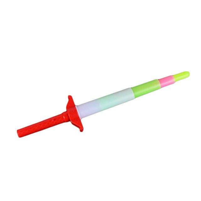 LL 1 pc LED Glow Stick Sword Four Section Adjustable Extendable