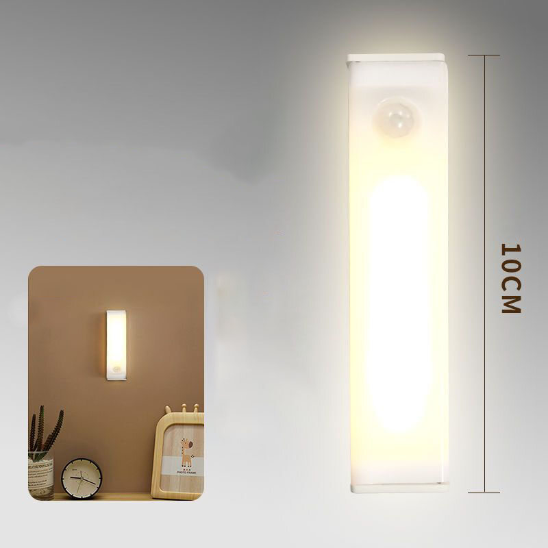 SaTine Đèn Ngủ Nhỏ Led Hoàn Toàn Tự Động Đèn Ngủ Đầu Giường Ký Túc Xá Đèn Phòng Tắm Hành Lang Không Cắm Điện