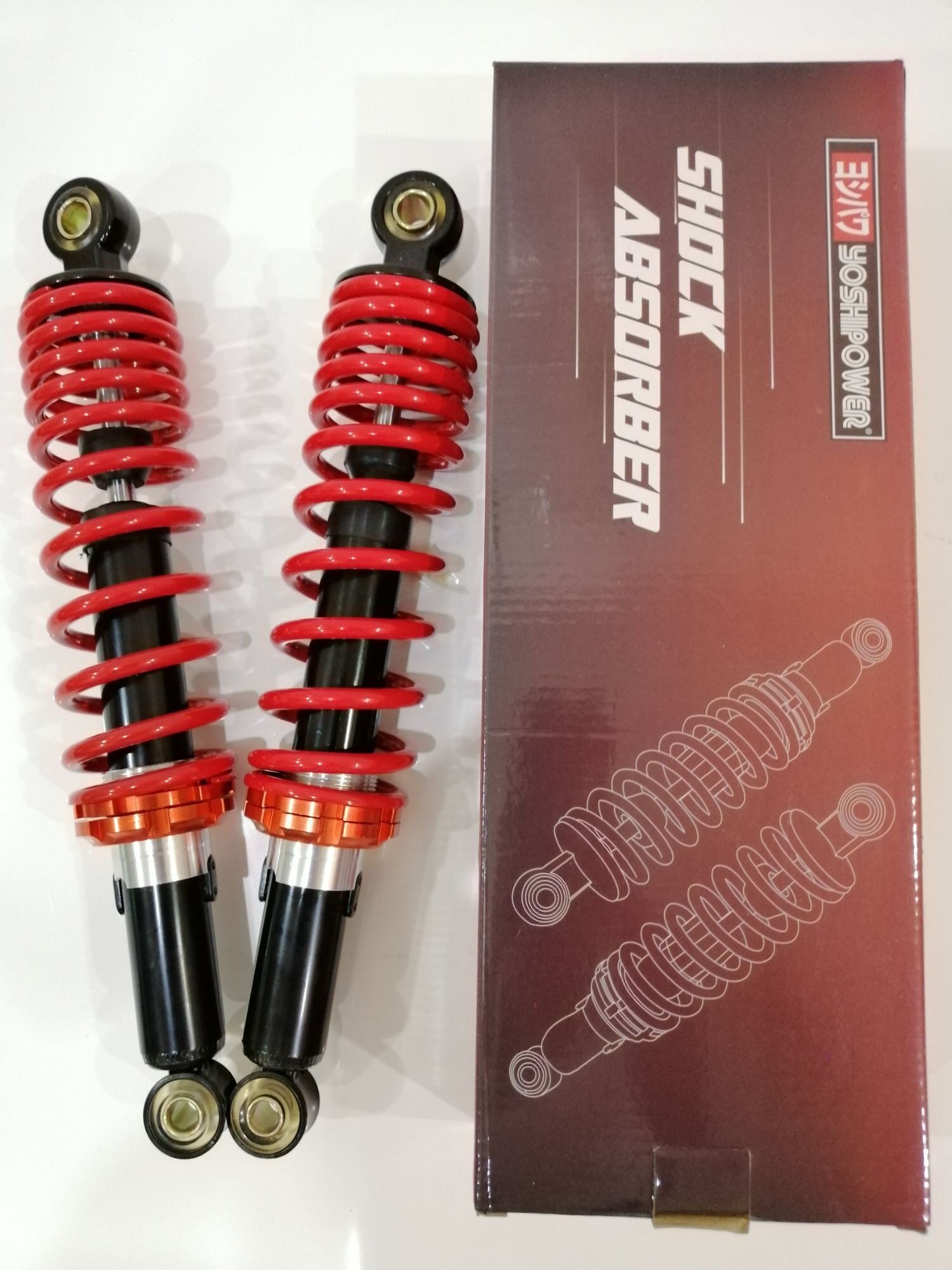 Modenas Mr1 Mr2 Mr3 Ct100 Gt128 Absorber Adjustable 330mm Red Lazada