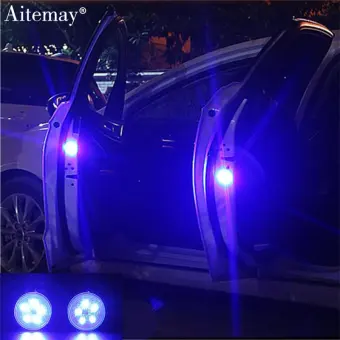 Aitemay 2 Pcs 5 Leds Car Door Lights Led Auto Door Opener Magnetic