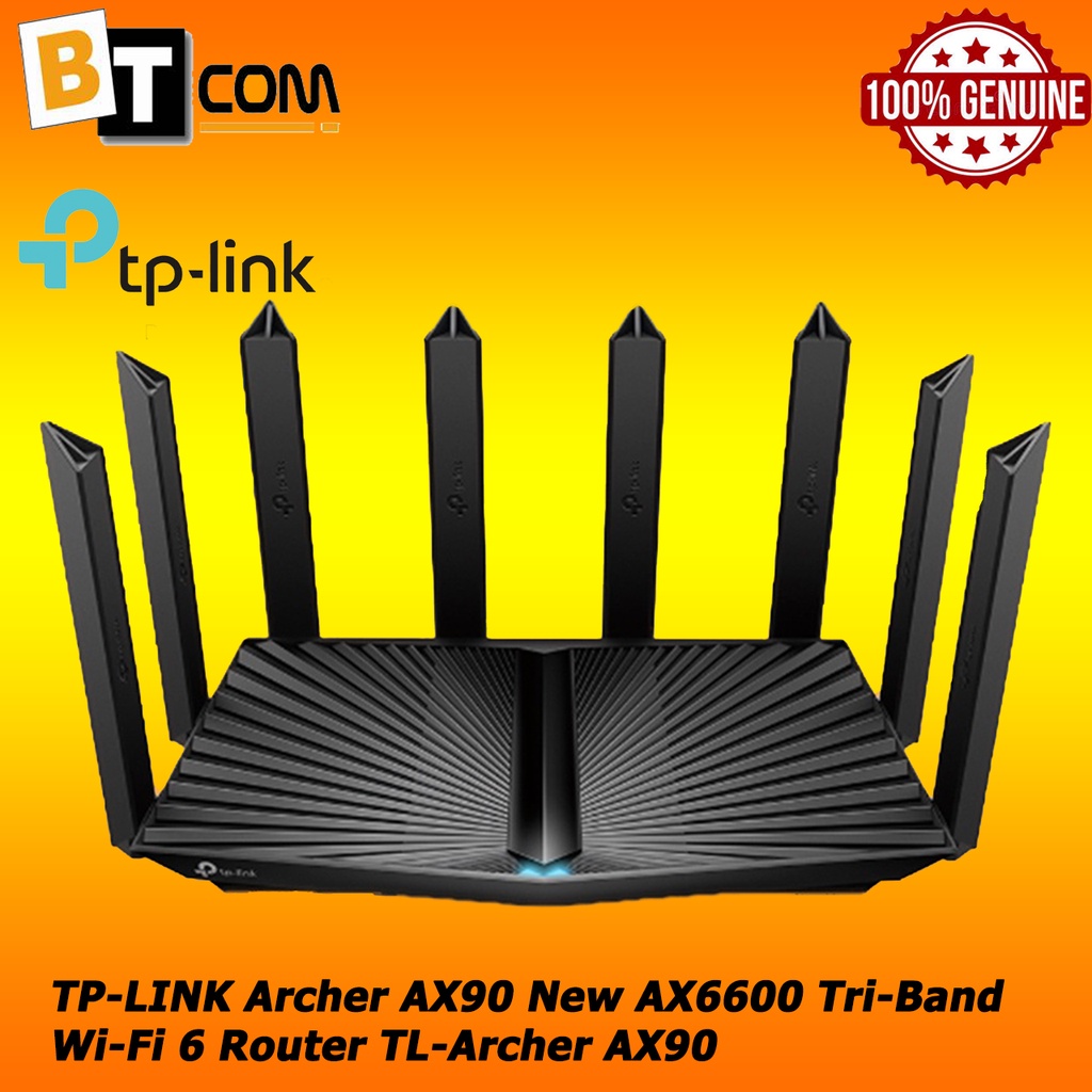 Tp Link Router Ax6600 TP-LINK Archer AX90 New AX6600 Tri-Band Wi-Fi 6 Router TL-Archer AX90 ...
