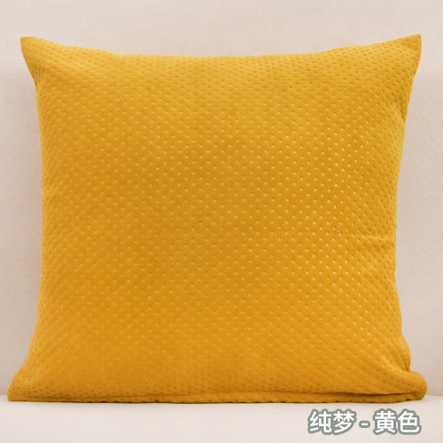 Modern Nordic Cushion Cover Flannel Pillowcase Solid Color Pillow Case Cojines Decor Sofa Throw Pillows Room Pillow Cover Decorative 45x45cm