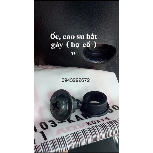 Ốc + cao su bắt gáy wave, zx Honda