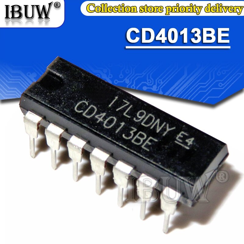 10pcs cd4013be dip cd4013 dip-14 cd4013bd dip14 logic chip