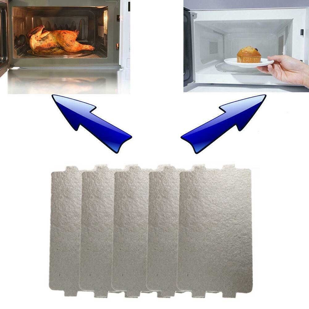5pcs Mica Plate Guide Microwave Oven Sheet Wave Waveguide 11.6 X 6.5cm