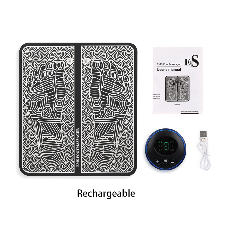 EMS Foot Massager Pad Feet Muscle Stimulator Leg Reshaping Foot Massage