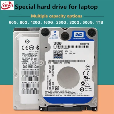 2.5 inch Hard Drive Disk 500GB 750GB 1TB ​Internal HDD Hard disk 80GB 160GB 250GB 320GB HD 5400 RPM 128M Cache SATA III for Laptop Notebook Desktop Original