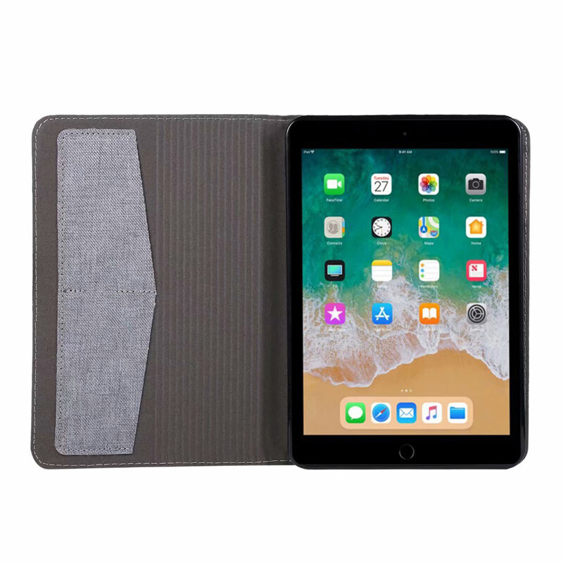 Jean fabric Pattern PU leather case for iPad Mini 2 3 4 5 2019 stand holder protector Mini5 Mini4 Mini3 Mini2 soft cover