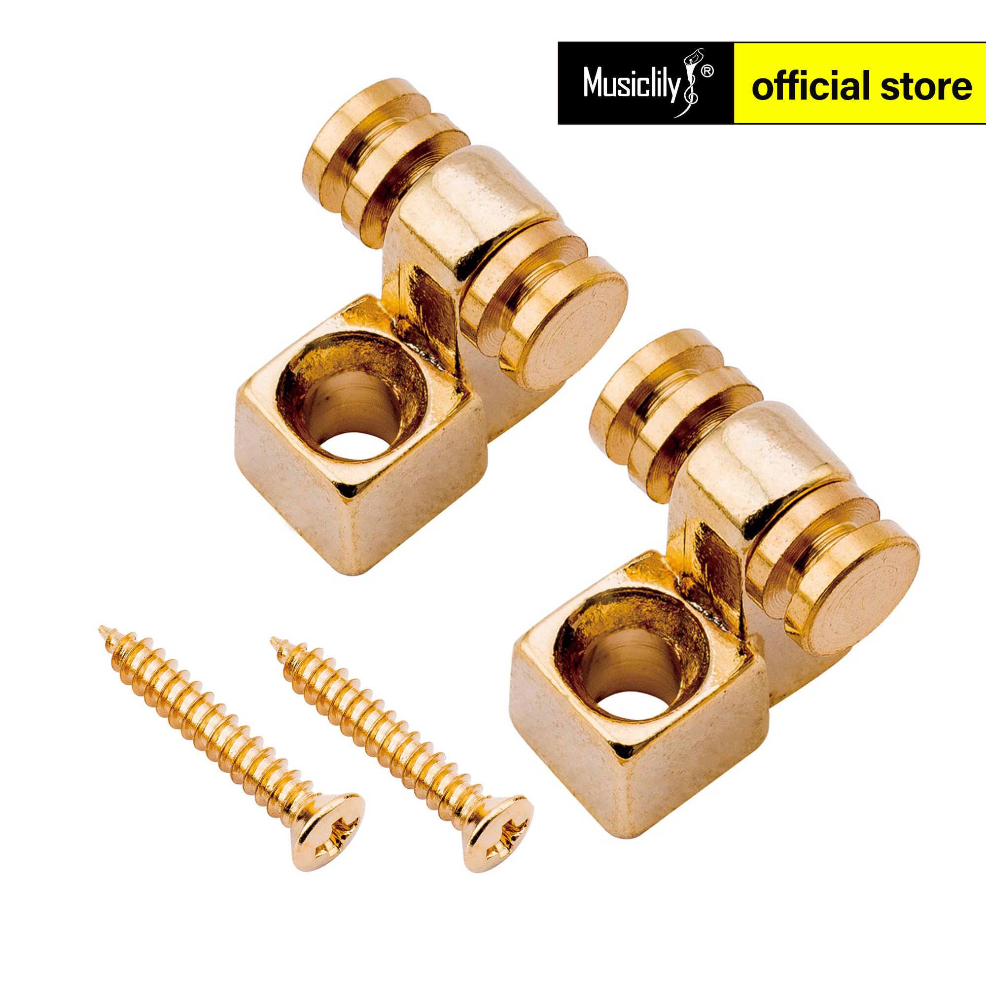Musiclily Pro Con lăn thép Chuỗi Cây Chuỗi Hướng Dẫn Chuỗi Người Ghi Âm Cho Strat/Tele Phong Cách Guitar Điện (Bộ 2)