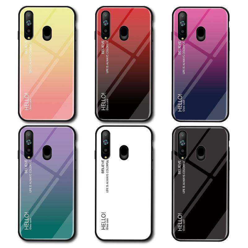 Ốp Lưng Kính Cường Lực Gradient Cho "Samsung Galaxy A8s", Ốp Bảo Vệ Điện Thoại