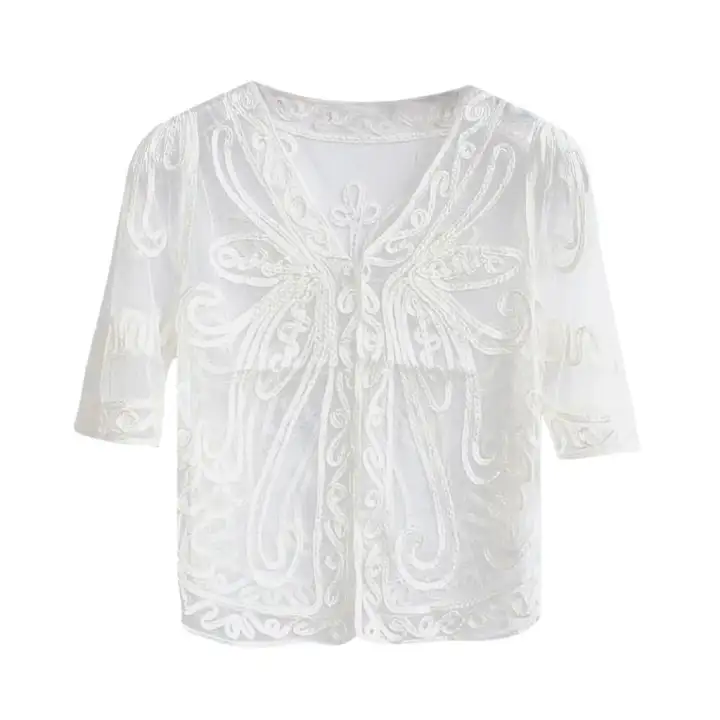 evening cover up tops