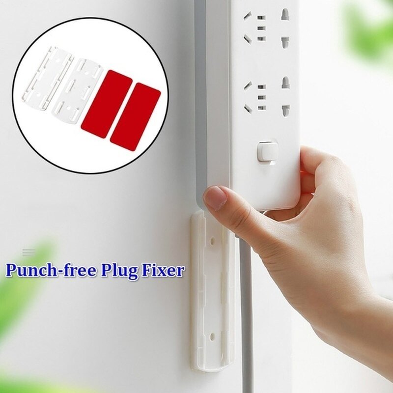 Giá Đỡ Phích Cắm Ma Thuật Giá Đỡ Ổ Cắm Miếng Dán Giá Đỡ Bảng Vá Dụng Cụ Cố Định Gắn Tường Không Cần Đục Lỗ, Tổ Chức Ổ Cắm Chủ