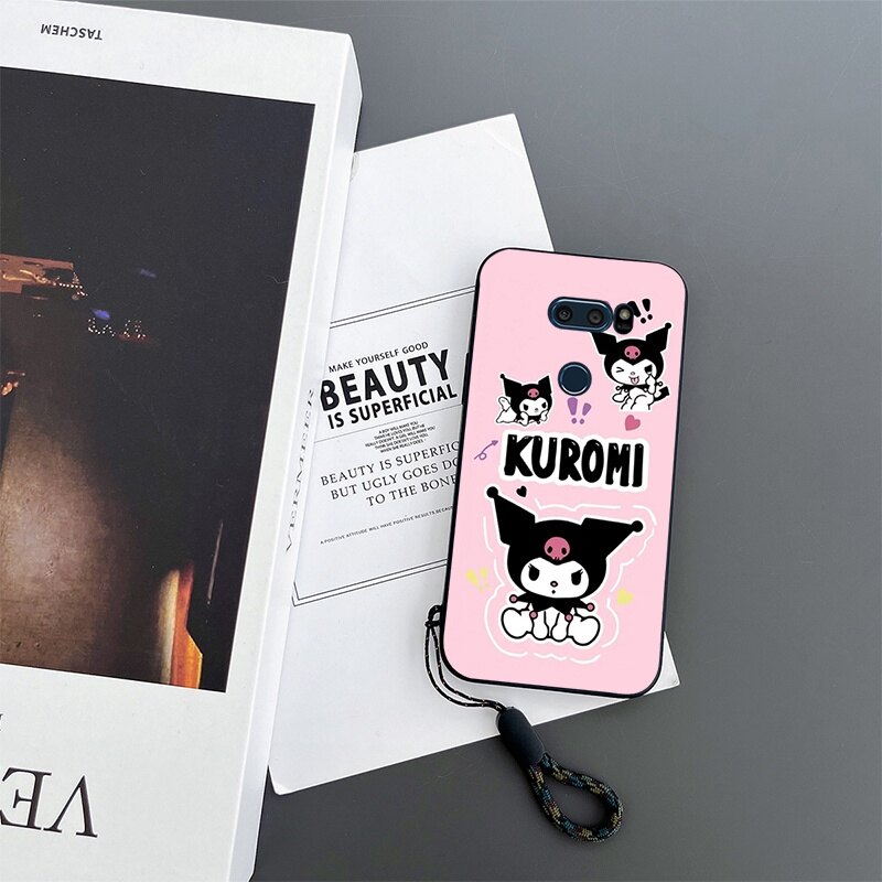 LG V30 V30S V30+ V30 Plus V35 Casing Cute Kuromi Protective Phone Case