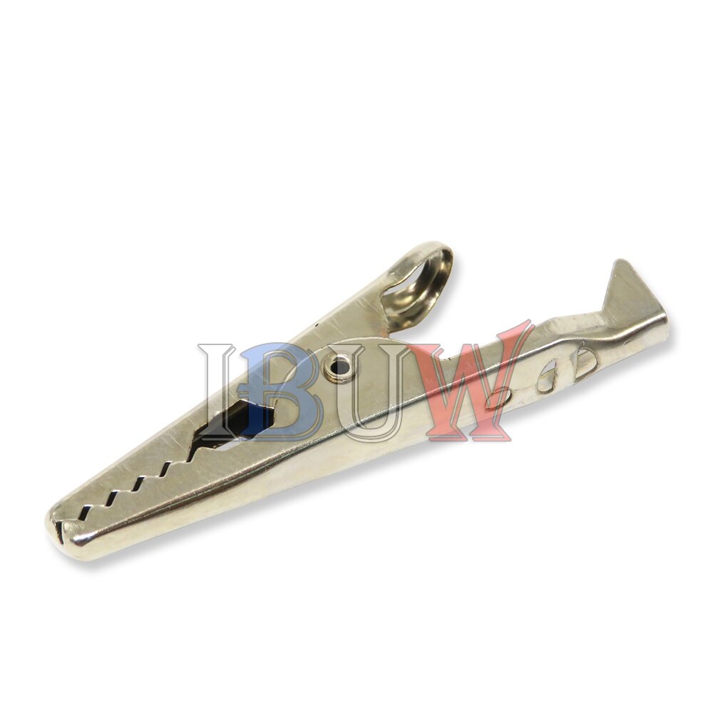 Kẹp điện Cá Sấu kẹp cá sấu 45mm thử nghiệm đầu dò mét đen đỏ với kẹp thử điện Mũ bịt bằng nhựa ibuw