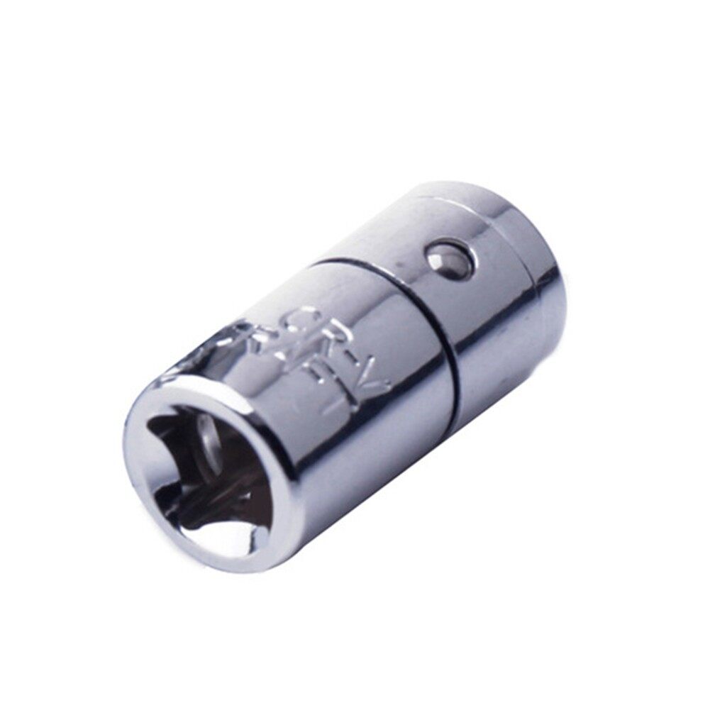 Ratchet Socket Adapter Universal Socket Hex Bit Holder Converter 1/4" 3/8" 1/2" ISO/ANSI Standard Chrome Vanadium Steel Bushing Convert The Socket Into A Screwdriver Bit