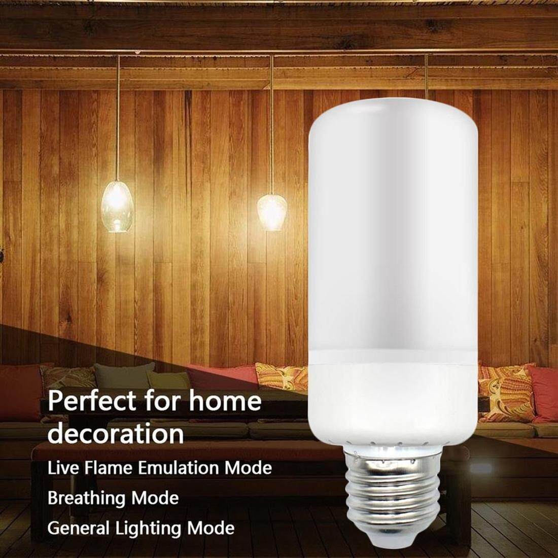 LED Flickering Flame Flameless Lights Bulbs Lamps for Home Party Bars Decor
