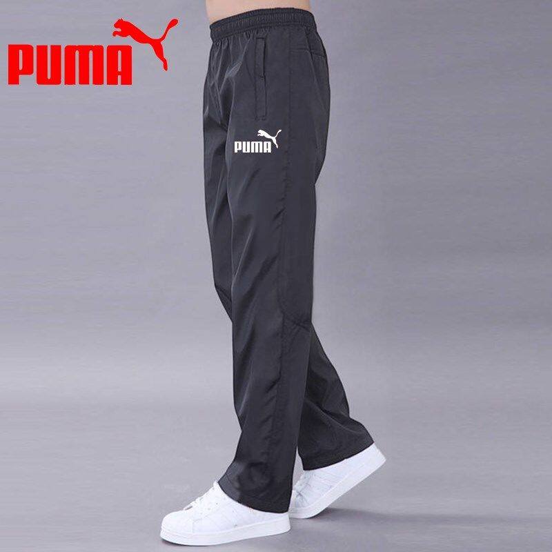 Quick-drying breathable thin section men's pants monolayer polyester slacks loose sliding surface through the screen work trousers