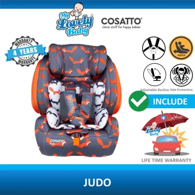 Cosatto Judo Isofix Booster Seat - FREE Lifetime Warranty Crash Exchange Program - My Lovely Baby