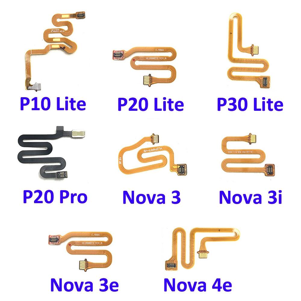 Home Button Fingerprint Touch Id Sensor Connector Flex For Suitable For Huawei Nova 3 3I 4 4E 5 5I Pro P10 P20 Pro P30 Lite