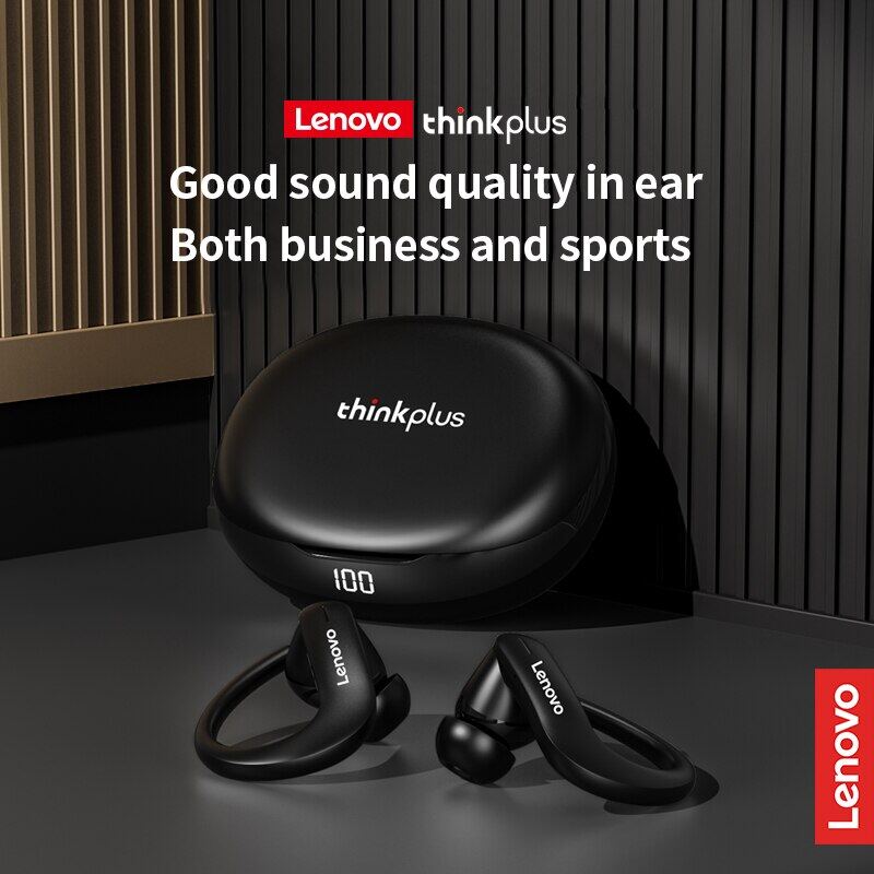 Lenovo T50 TWS Tai nghe bluetooth 5.3 Tai nghe không dây thể thao không thấm nước âm thanh nổi HIFI Giảm tiếng ồn Tai nghe nhét tai earbuds có micrô