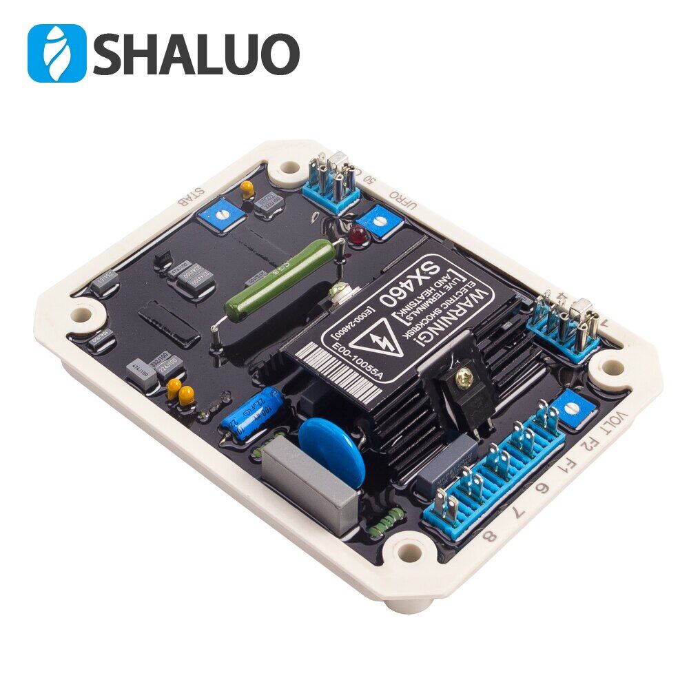 Bộ Điều Chỉnh Tự Động Máy Phát Điện AVR SX460 Chất Lượng Cao Bộ Ổn Định Diesel Điện Động Cơ Máy Phát Điện Điều Khiển Bảng Mạch