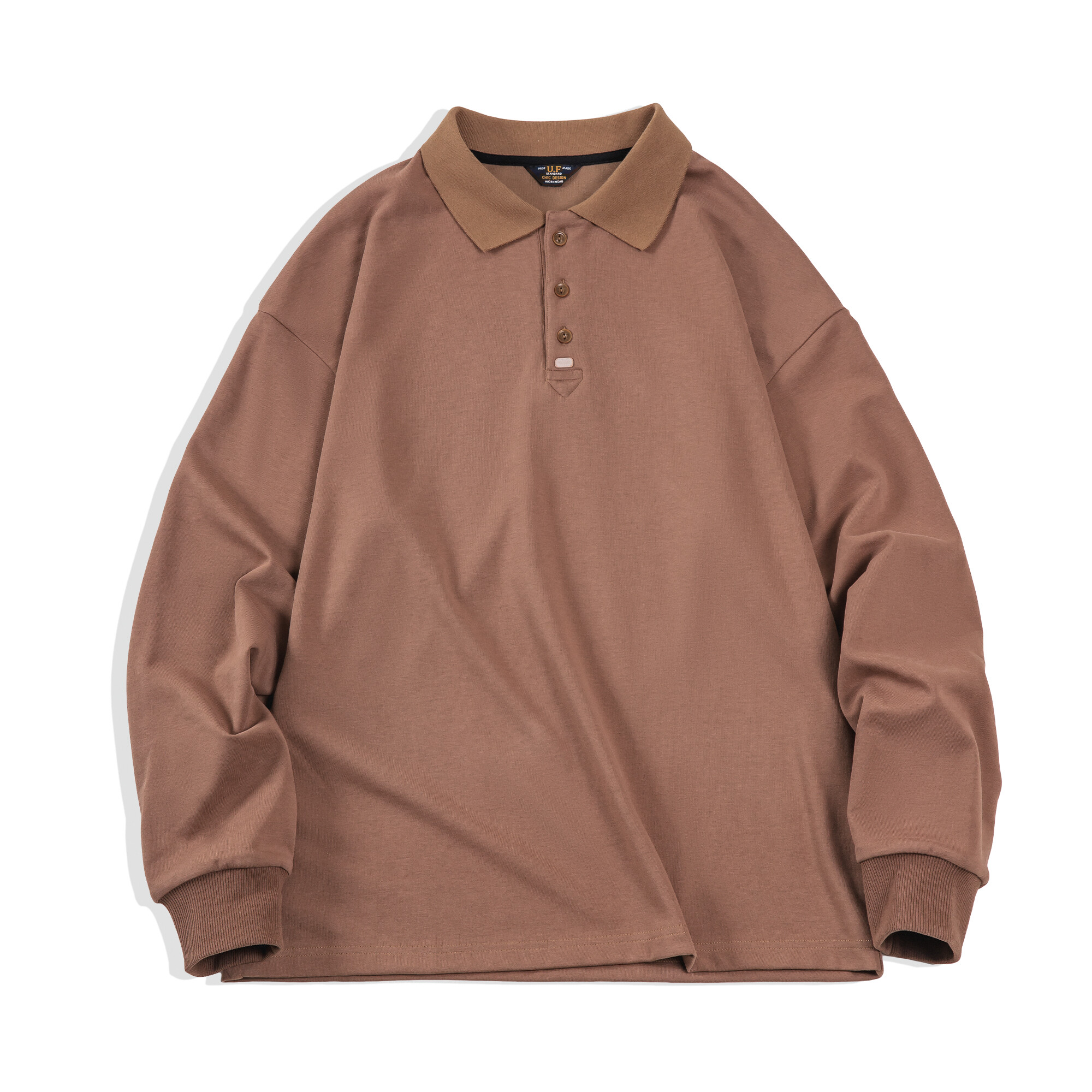 Graphpaper suvin oversized polo gray Graphpaper Suvin