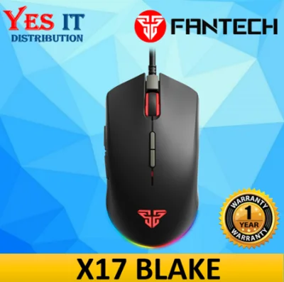 FANTECH X17 BLAKE Professional Wired Gaming Mouse Adjustable 10000 DPI 7 Button Macro Ergonomic Mouse