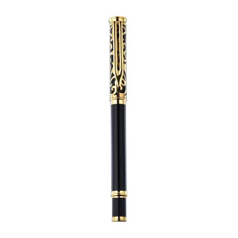 Metal Signature Ballpoint Pen Black Ink Business Writing Office School Supplies Stationery
