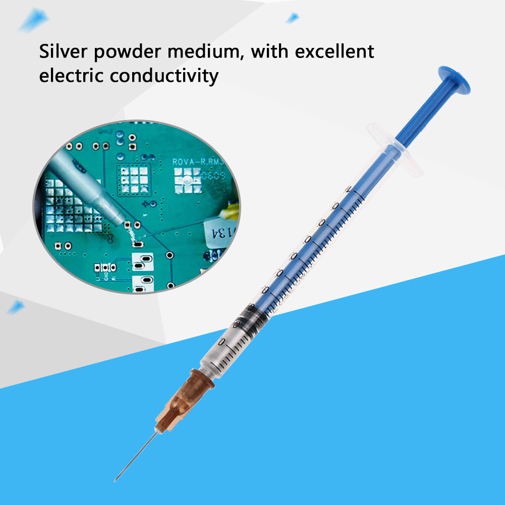 Conductive Adhesive Conductive Durable Silver Paste for Electronic Circuit Board for Repair Keyboard PCB Repair