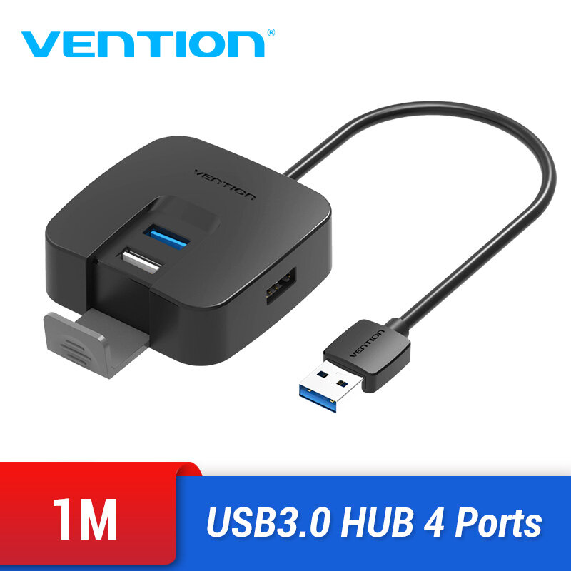 【COD】Vention Bộ chia đa USB 3.0 HUB 4 cổng HUB Bộ chia USB 3.0 + 3 USB 2.0 cho Macbook Pro với Cổng nguồn Micro USB cho Huawei P20