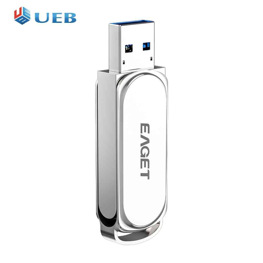 Eaget f80 high speed mini pendrive metal usb 3.0 flash drive u disk for computer