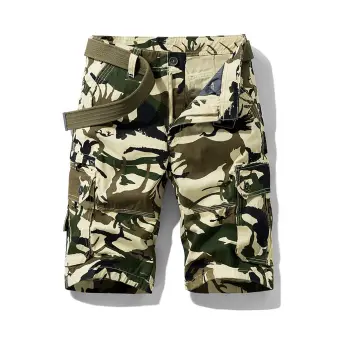 green overalls shorts