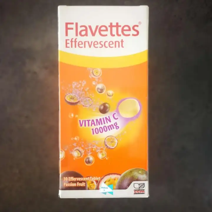 Flavettes Effervescent Vitamin C 1000mg Passion Fruit 15x2 Lazada