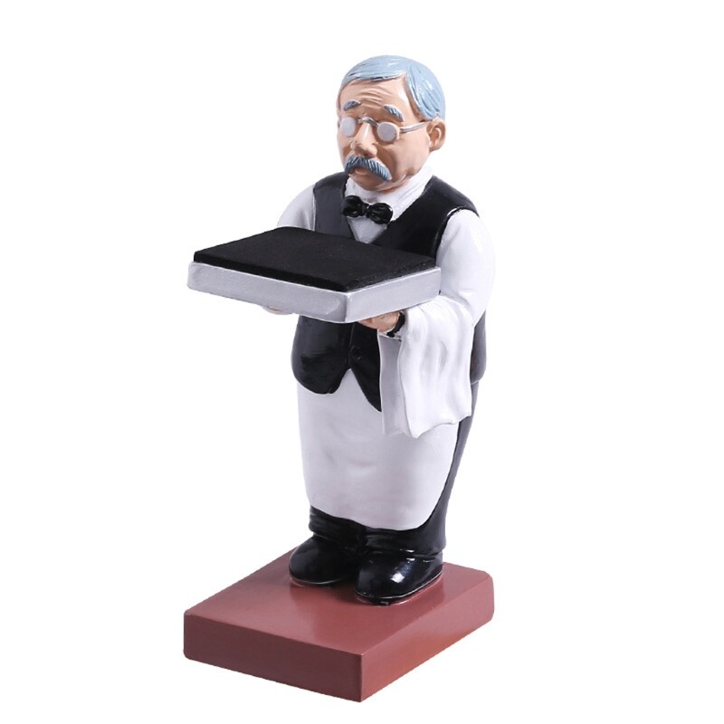 Old Butler Man Watch Stand Old Man Bracelet Ring Stand Creative Glasses Holder Watch Storage Table Jewelry Display Rack