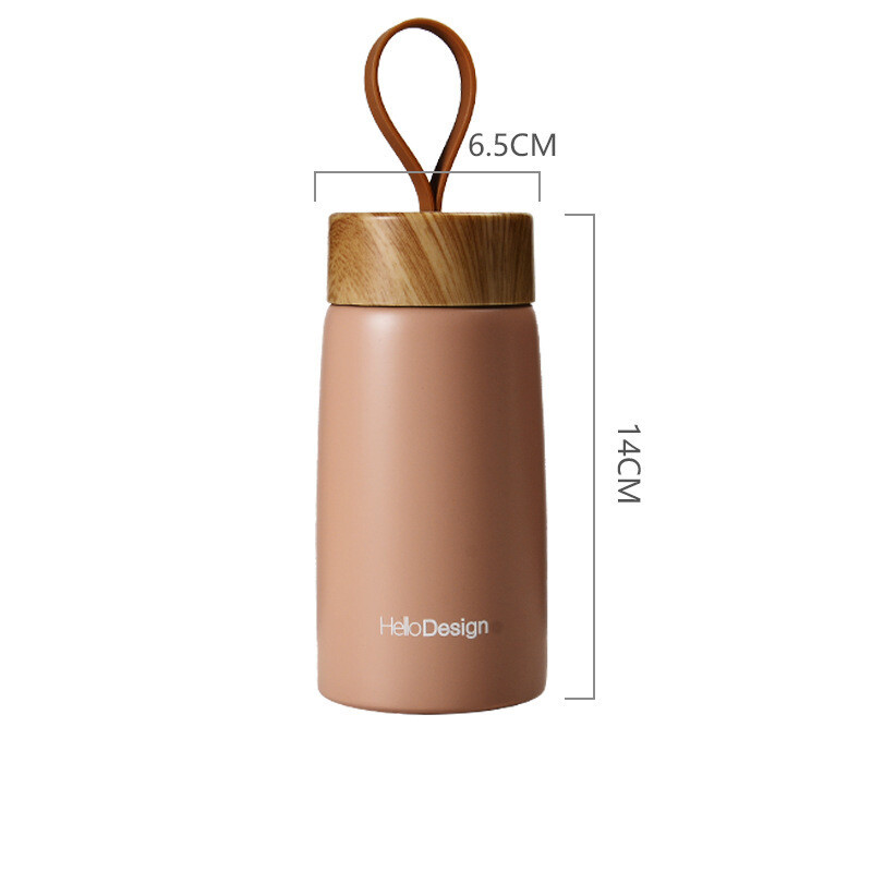 280ml Insulated Coffee Mug 304 Stainless Steel Tumbler Water Thermos Vacuum Flask Mini Water Bottle Portable Travel Mug Thermal Cup