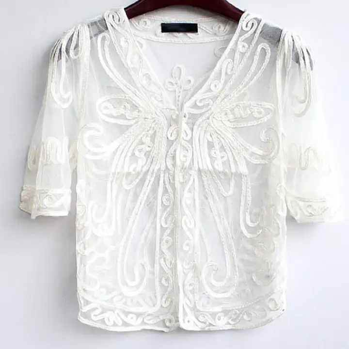 evening cover up tops