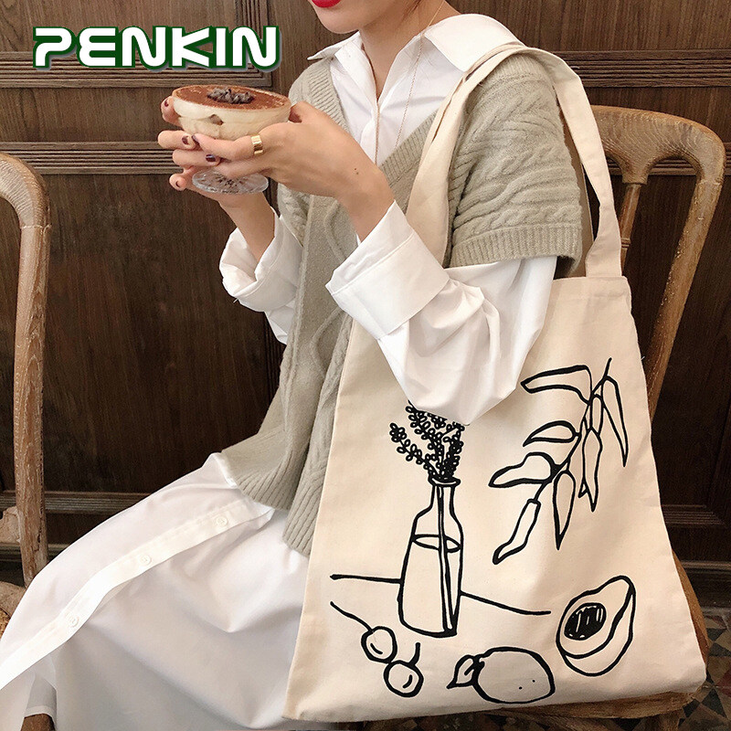 women's canvas tote bag