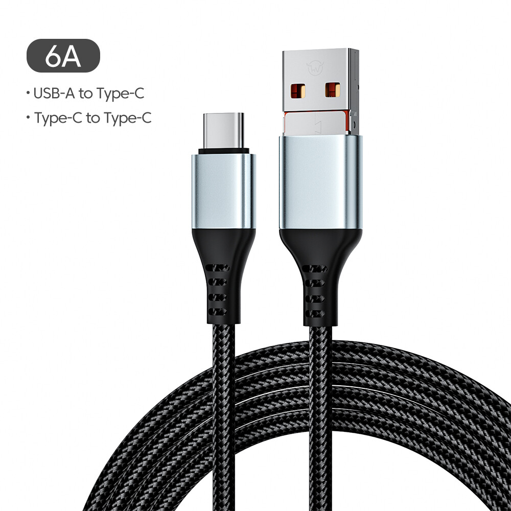 Greenyeah 2 in 1 pd 65w type c to type c cable 6a usb c cable for samsung huawei xiaomi 20w usb c to lightning cable for iphone 14 13
