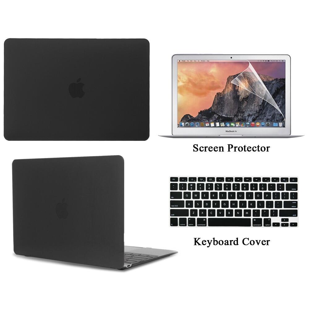For Apple Macbook Air 11 13/MacBook Pro 13/16/15 Inch Laptop Case Hard Shell Protective Case+Screen Protector+Keyboard Cover
