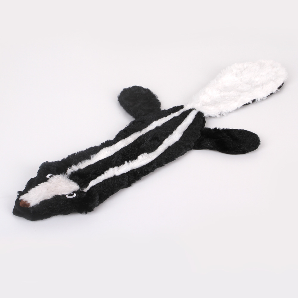 DY Loving Simulation Animal Squeaky Toy Cute Plush Toys Involved Squirrel Dog Toys Corduroy Sounding Toy