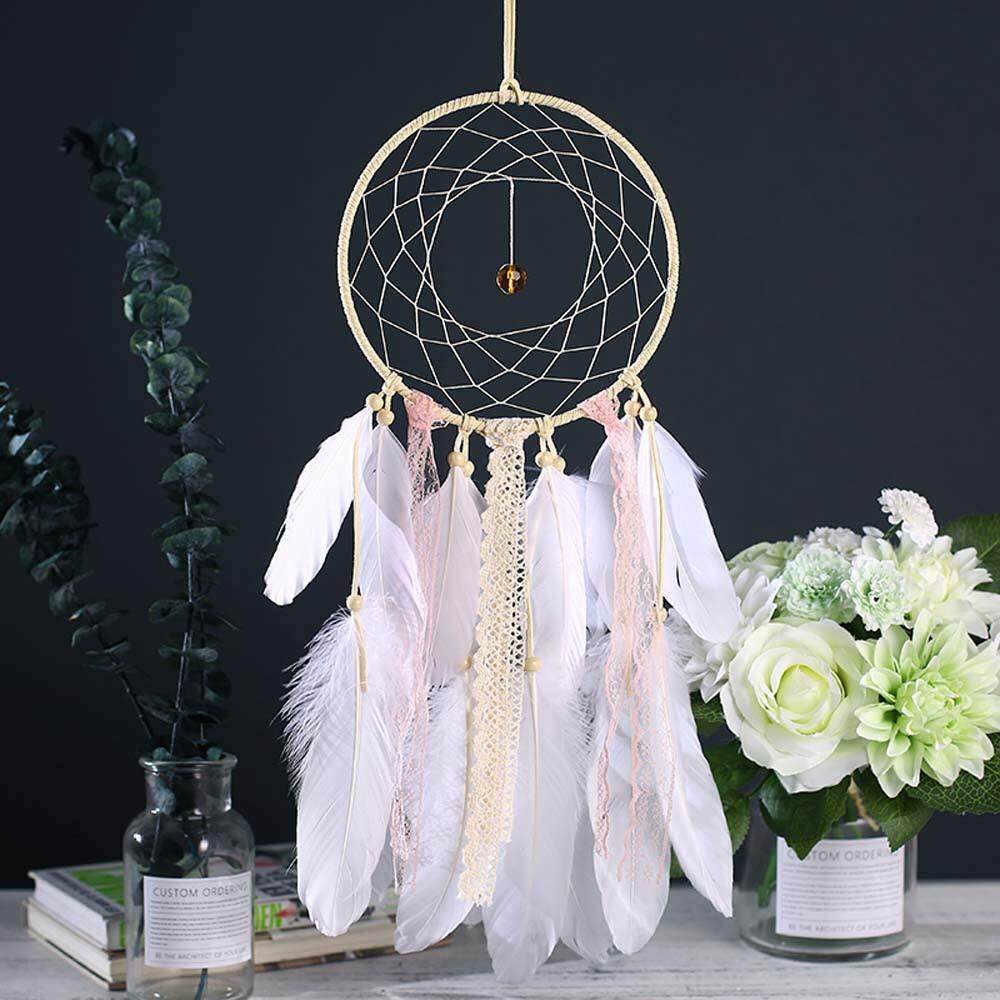 Senteniced LED Dream Catcher Cloud Lông Vũ Hình Dreamcatcher Cô Gái Quà Sinh Nhật Tặng Bé Trang Trí Phòng