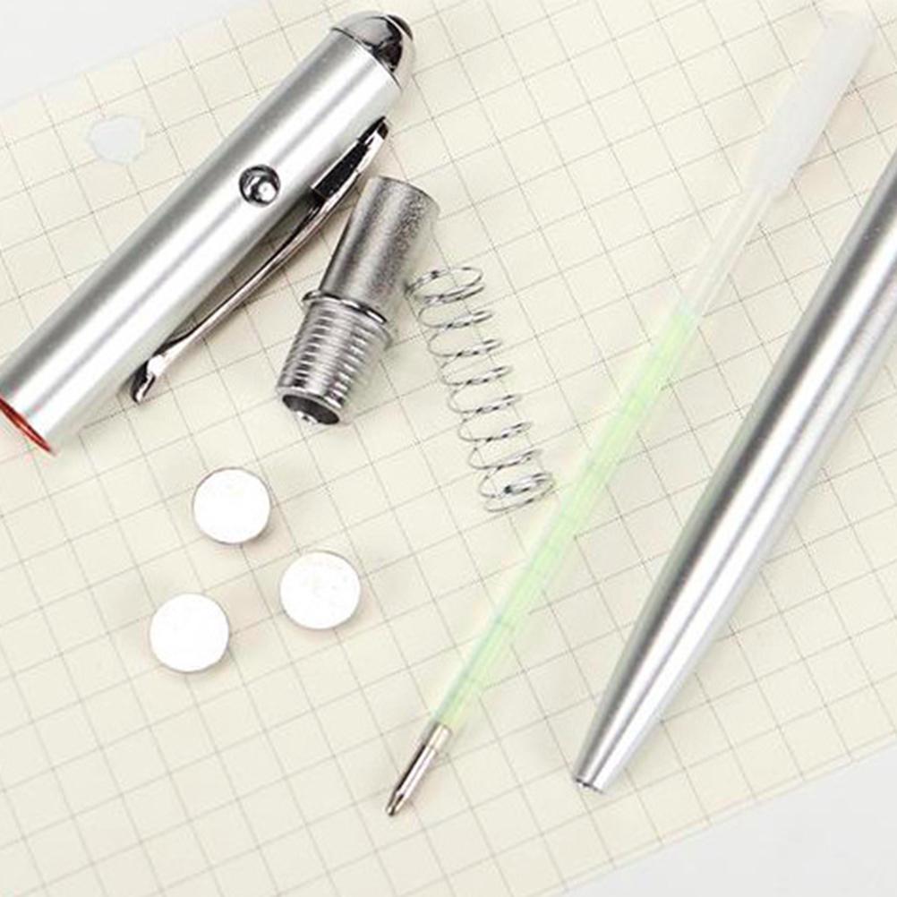2Pcs Invisible Ink Pen with UV Light for Secret Message Counterfeit ...