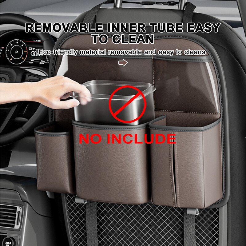 [SEAMETAL Car Seat Back Storage Bag,Multi-functional Car Seat Back Storage Bag Tissue Holder Phone Container Hook Hanging Clothes Umbrella Bag,]