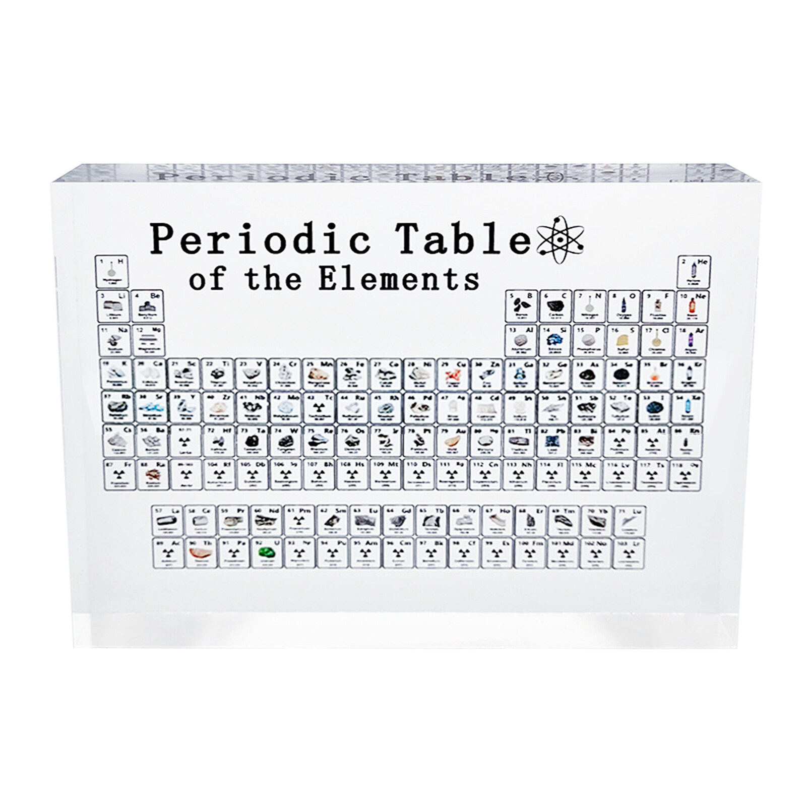 Acrylic Periodic Table of Elements Decoration Periodic Table Display ...