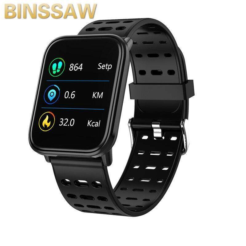 Binssaw Fashion Smart Watch Women Men Kid Heart Rate Monitor Blood Pressure Fitness Tracker Smartwatch Watches For Ios Android Online Discount Digital Watches