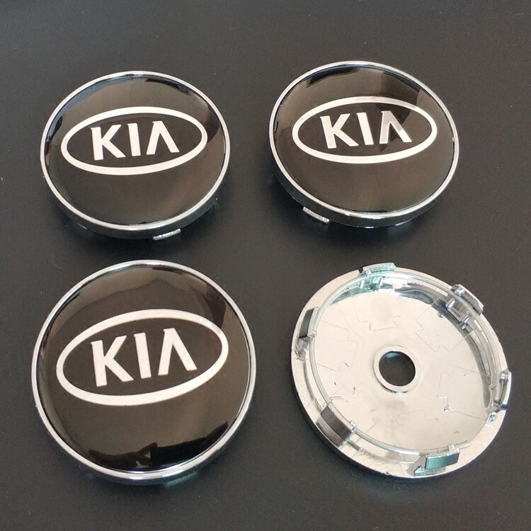 Hubcaps 4pcs 60MM Emblem Wheel Center Cap for Kia Cerato Soul SportageR