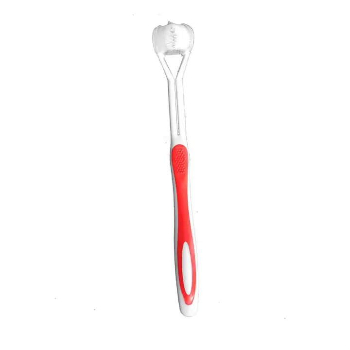 3 sided toothbrush